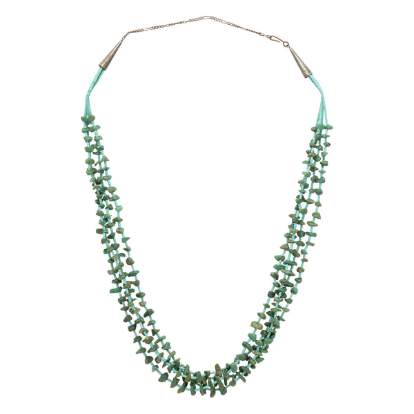 Navajo Turquoise Beaded Necklace, Jewelry, Necklace, Native