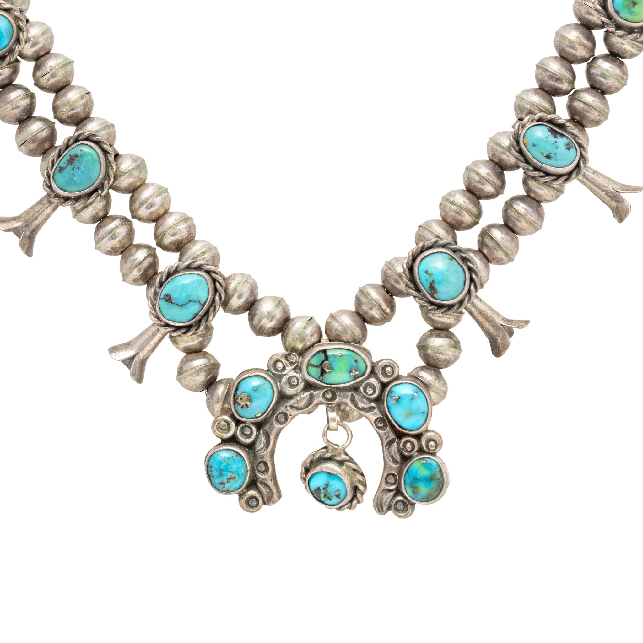 Turquoise Squash Blossom