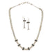 Navajo Sterling Necklace and Earrings, Jewelry, Necklace, Native