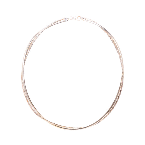 Sterling Silver Double Chain Necklace, Jewelry, Necklace, Southwest