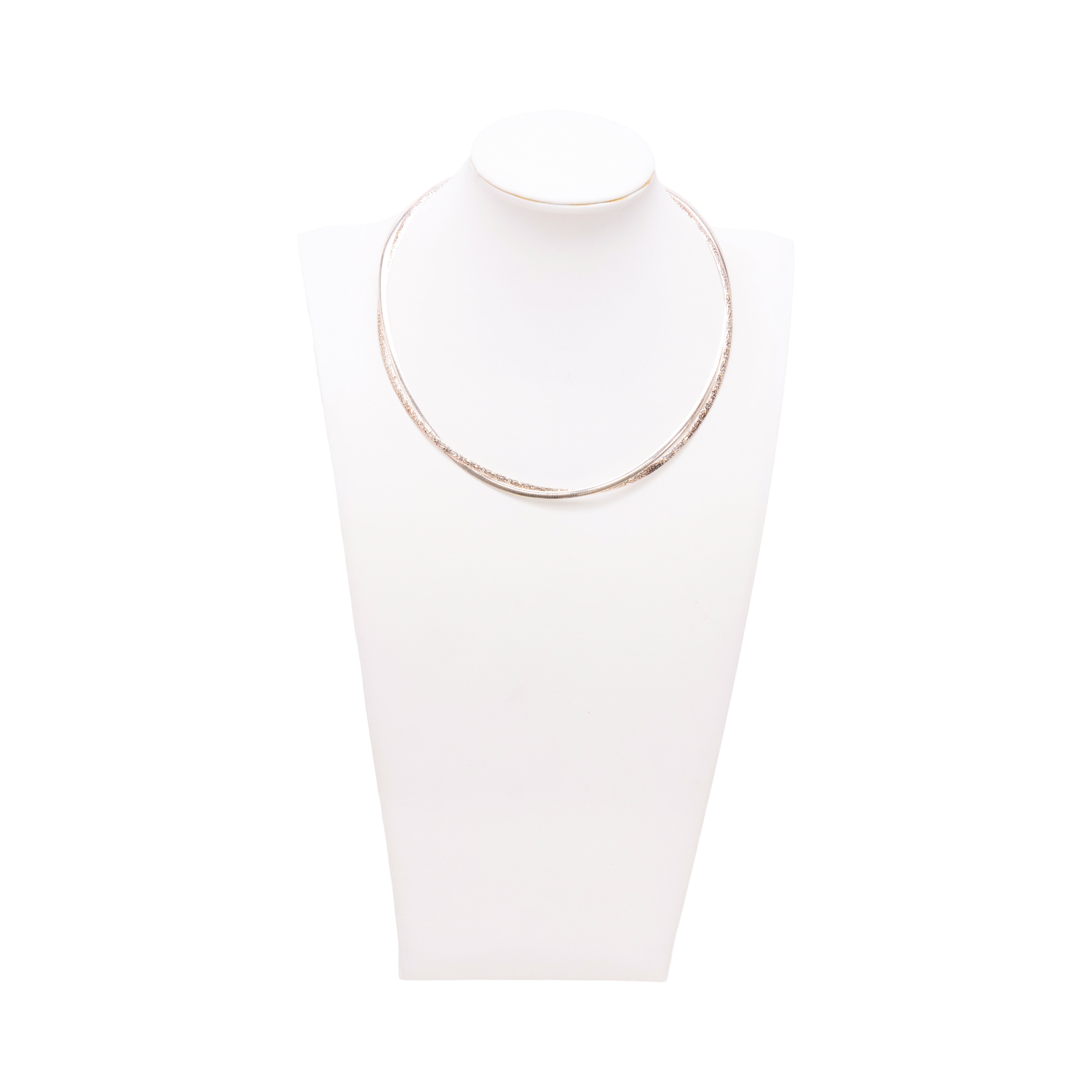 Sterling Silver Double Chain Necklace