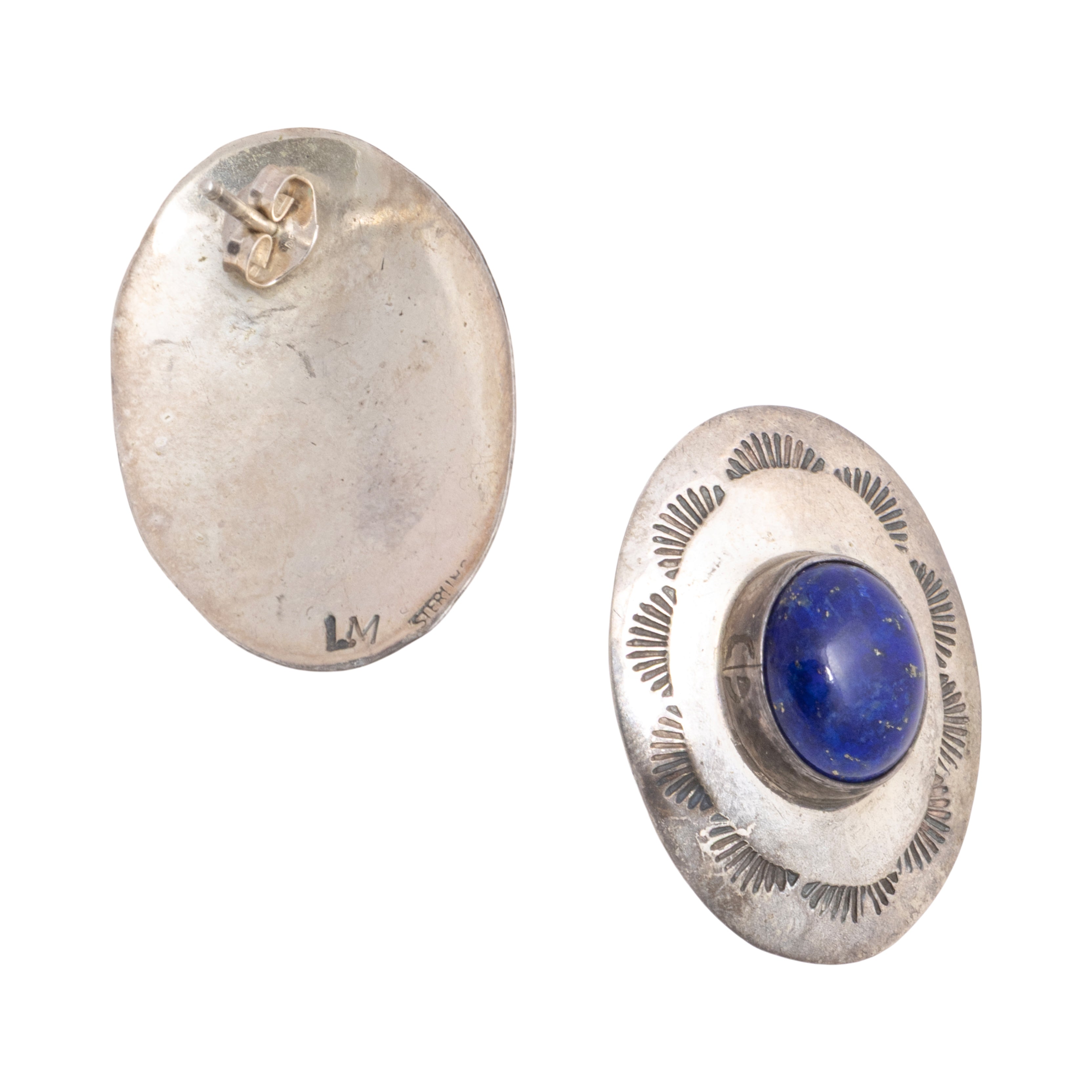 Navajo Lapis Earrings