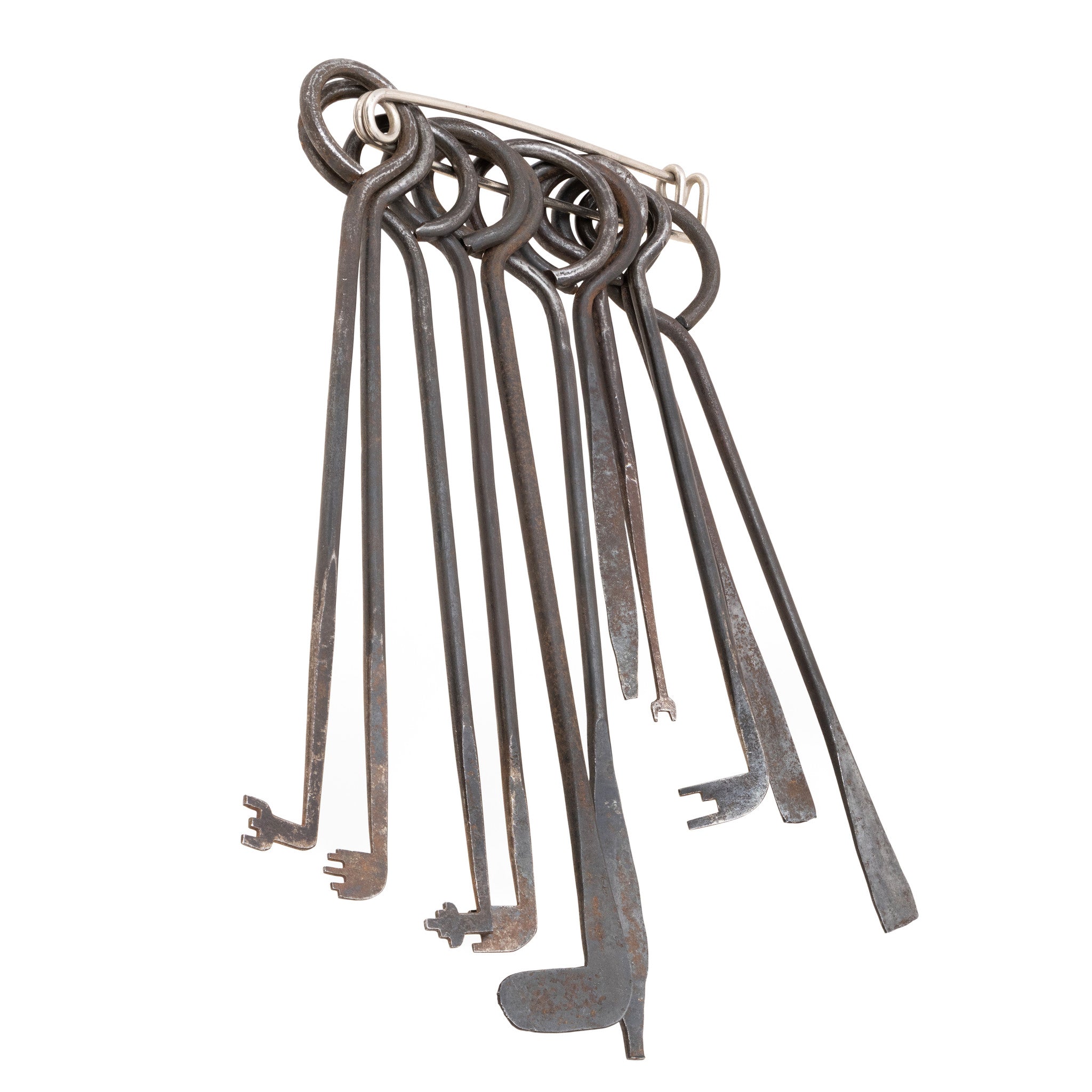 Early Iron Lock Picking Tools, Furnishings, Decor, Other