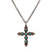 Turquoise Cross Necklace, Jewelry, Necklace, Native