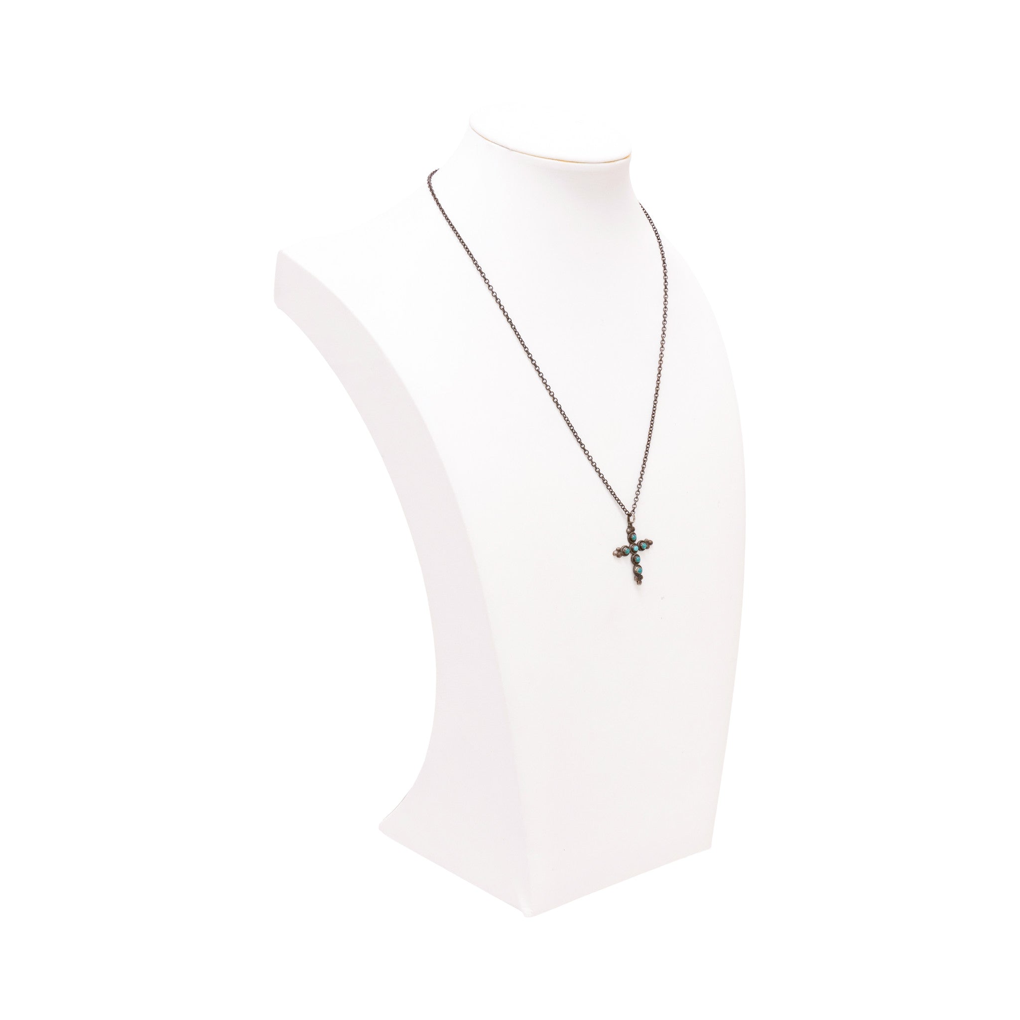 Turquoise Cross Necklace