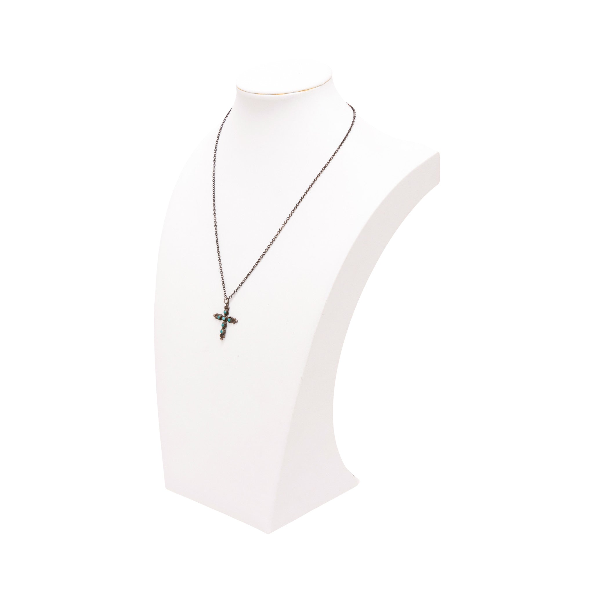 Turquoise Cross Necklace