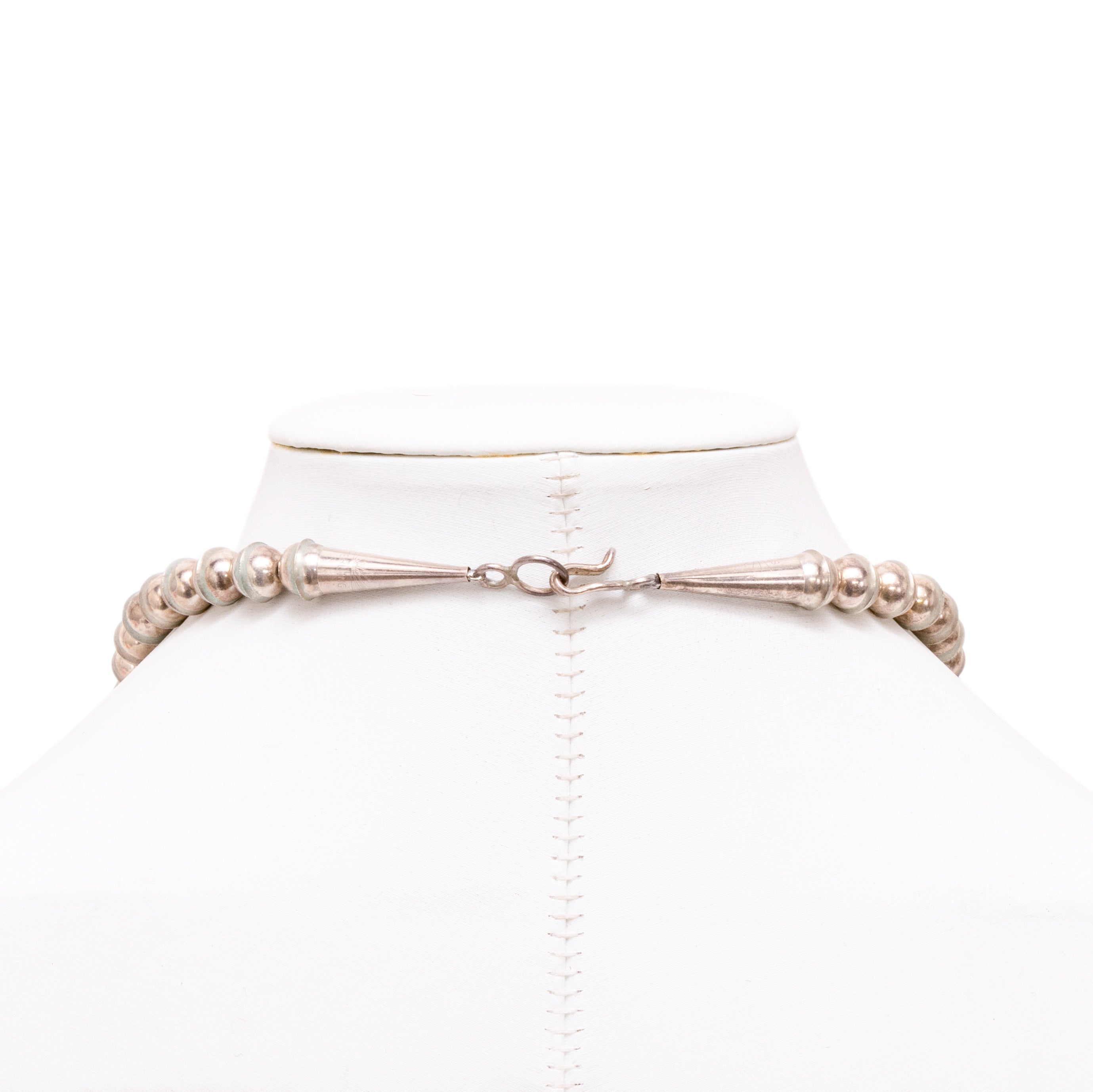 Navajo Turquoise and Coral Squash Blossom