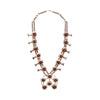 Navajo Coral and Sterling Squash Blossom, Jewelry, Squash Blossom, Native