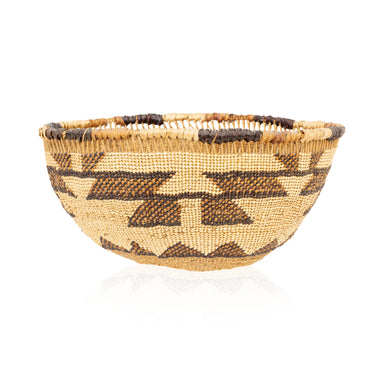 Hupa/Yurok Basket, Native, Basketry, Vertical