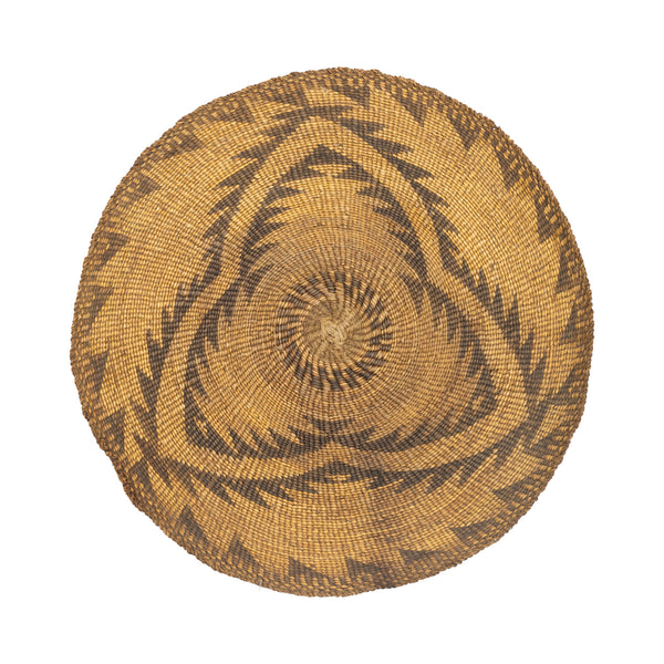Klamath Basketry Tray, Native, Basketry, Plate