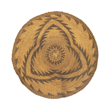 Klamath Basketry Tray, Native, Basketry, Plate
