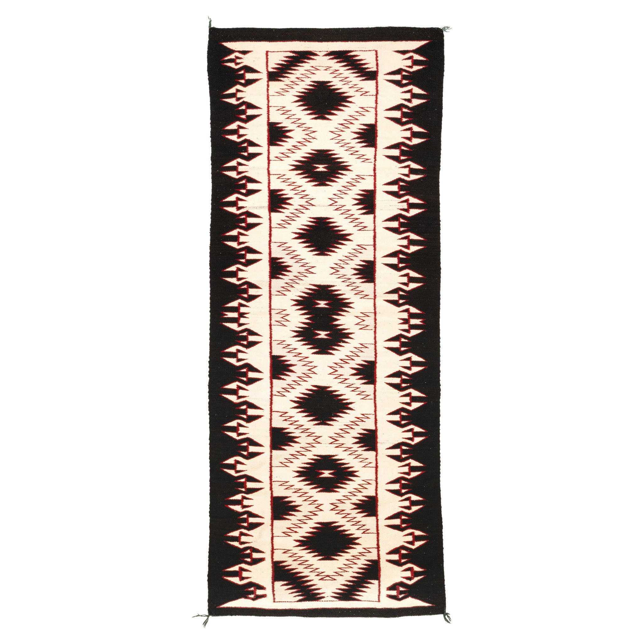 Navajo Teec Nos Pos Runner, Native, Weaving, Floor Rug