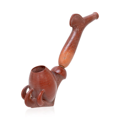 Sioux Fish and Talon Pipe, Native, Pipe, Catlinite