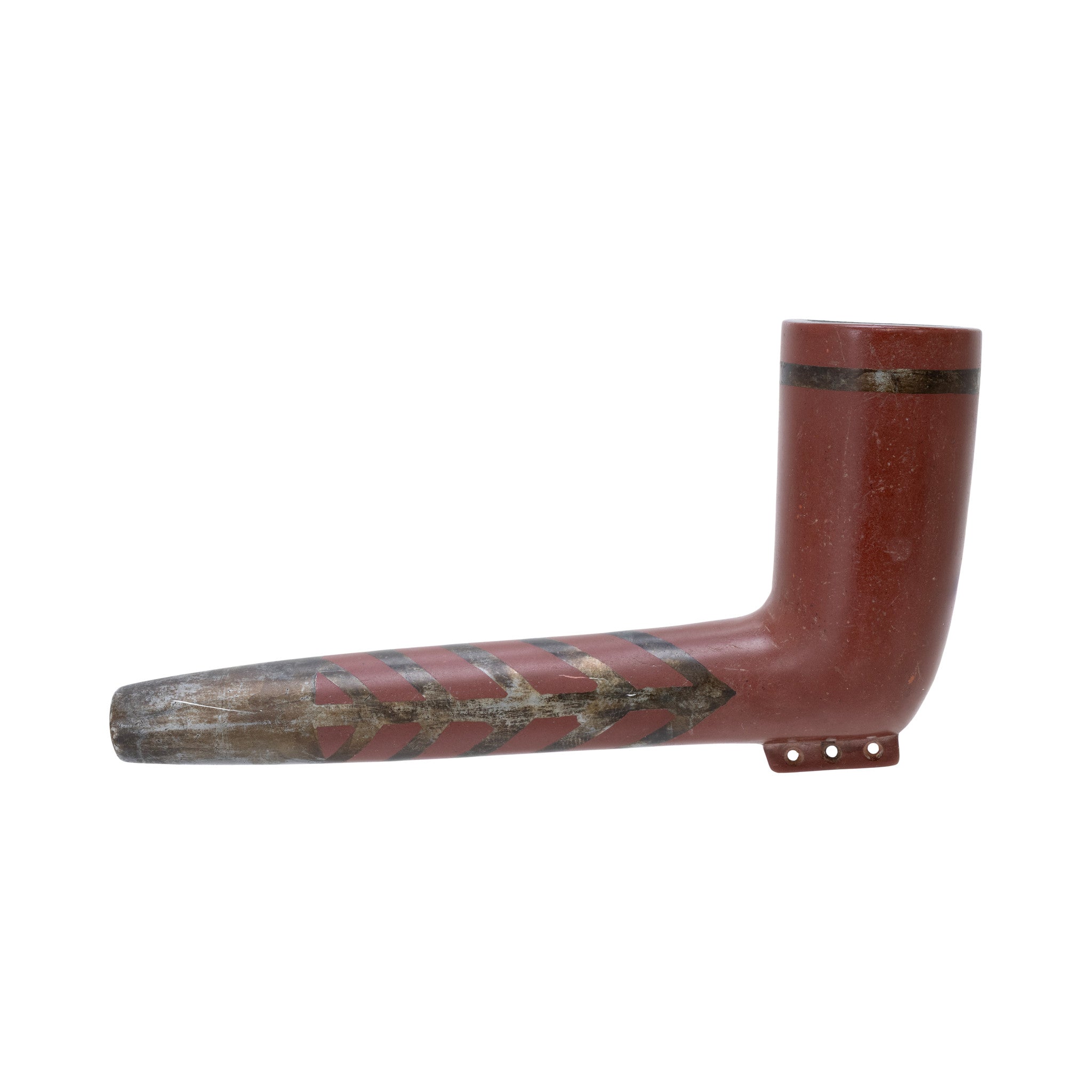 Embellished Catlinite Pipe