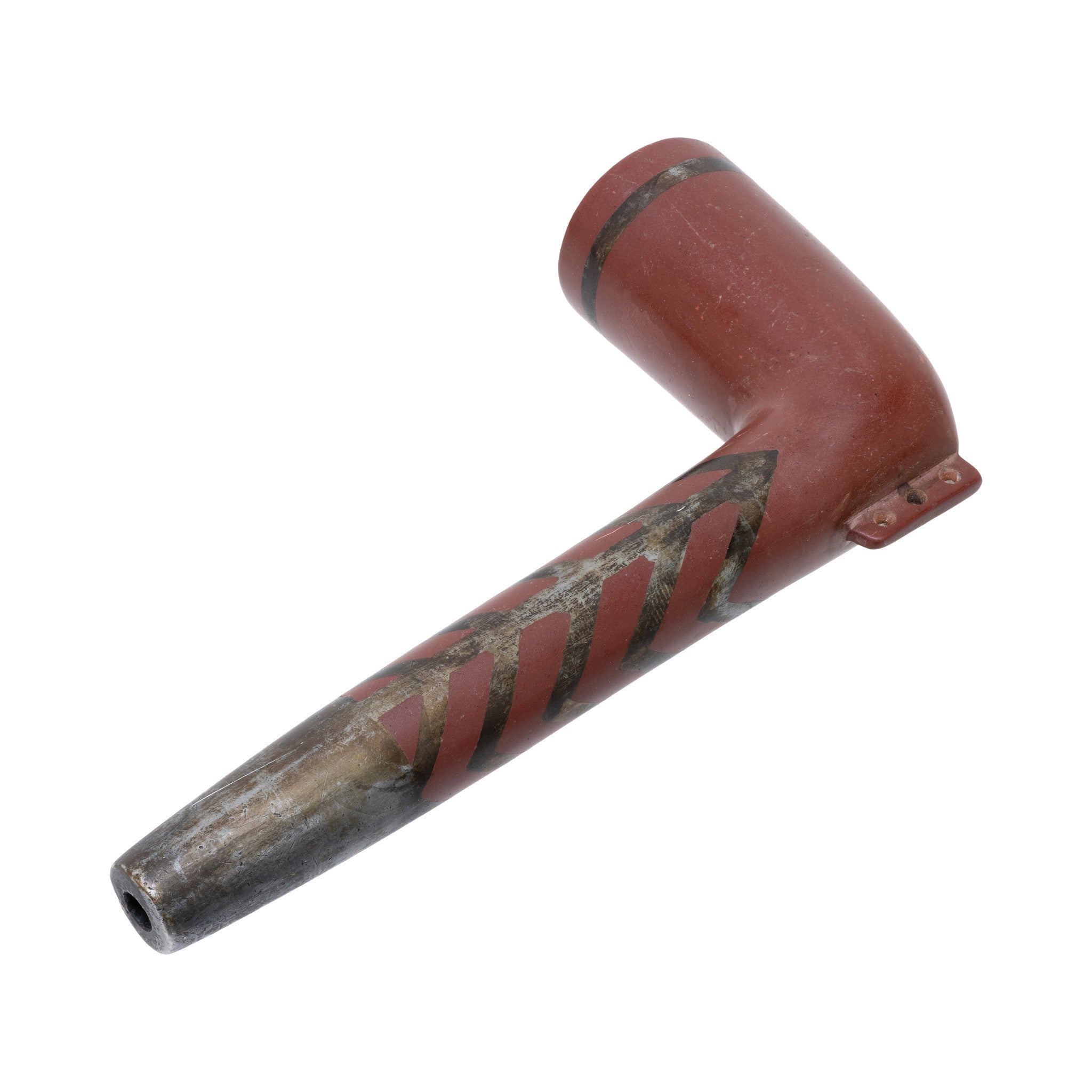 Embellished Catlinite Pipe