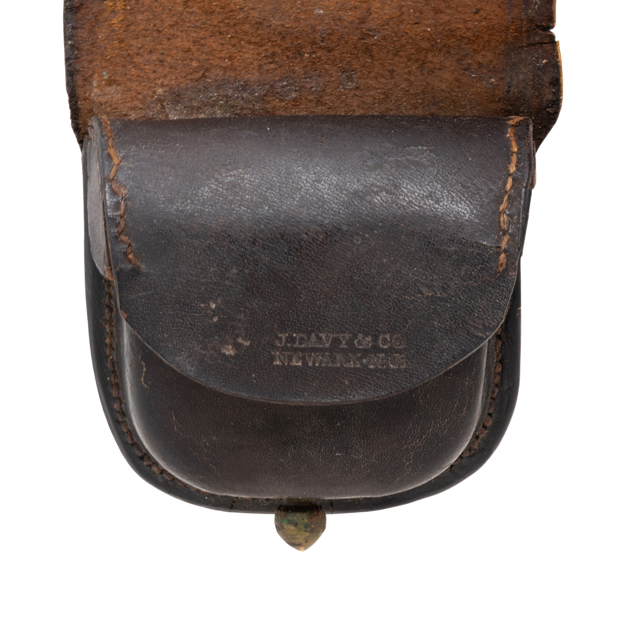 Union Civil War Leather Cap Pouch