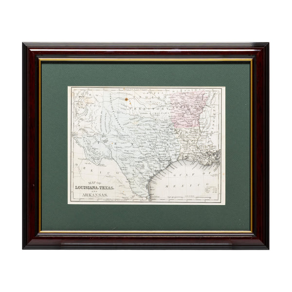 Map of Texas 1880, Furnishings, Decor, Map