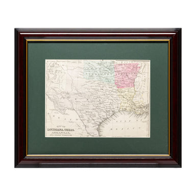 Map of Texas 1886, Furnishings, Decor, Map