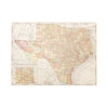 Map of Texas 1908
