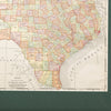 Map of Texas 1908
