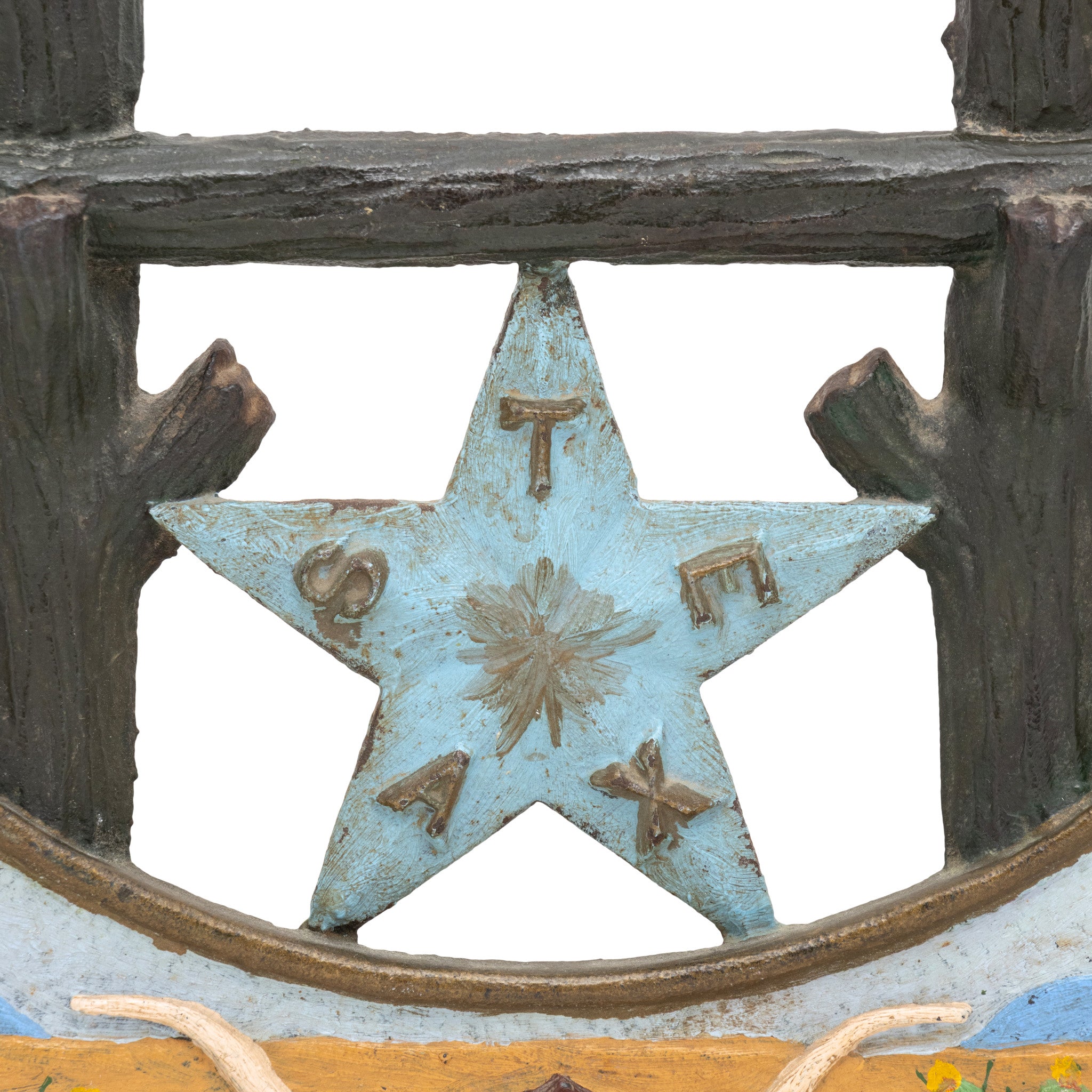 Texas Centennial Cast Iron Doorstop