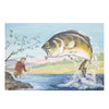 "Fish on" by George L. Connelly, Fine Art, Painting, Sporting