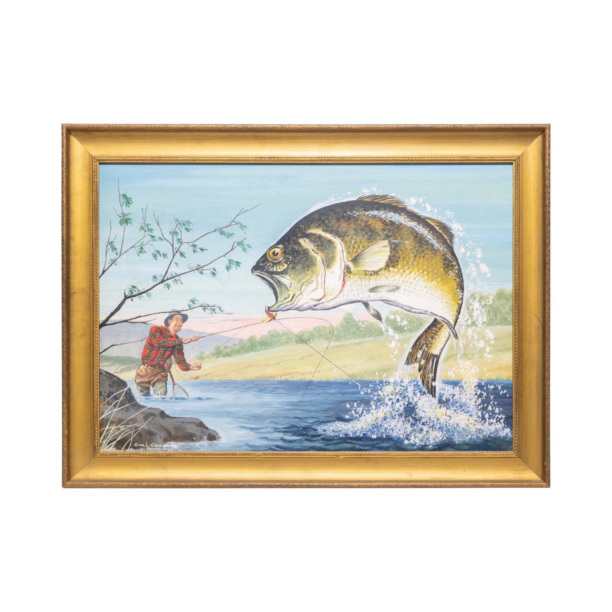 "Fish on" by George L. Connelly