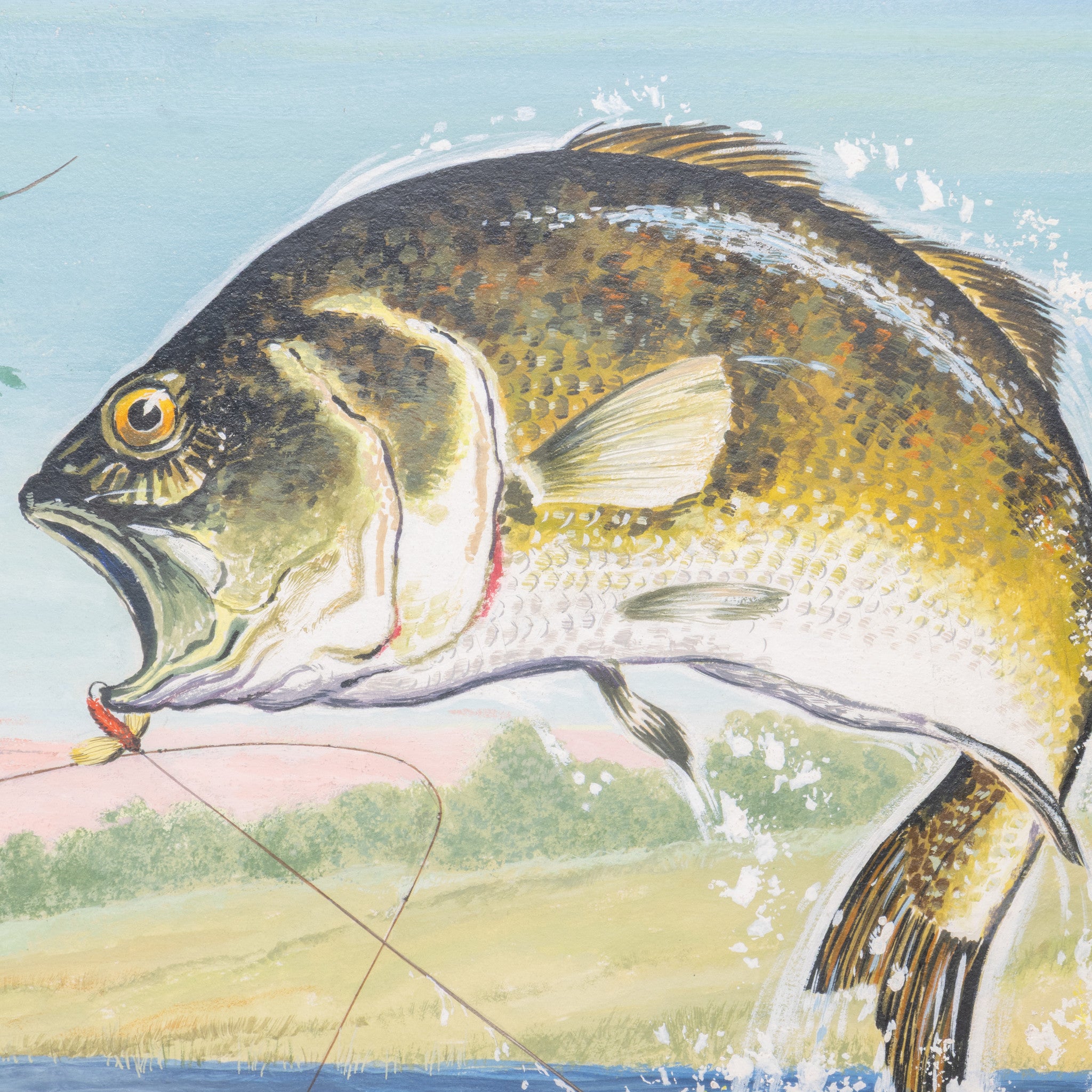 "Fish on" by George L. Connelly