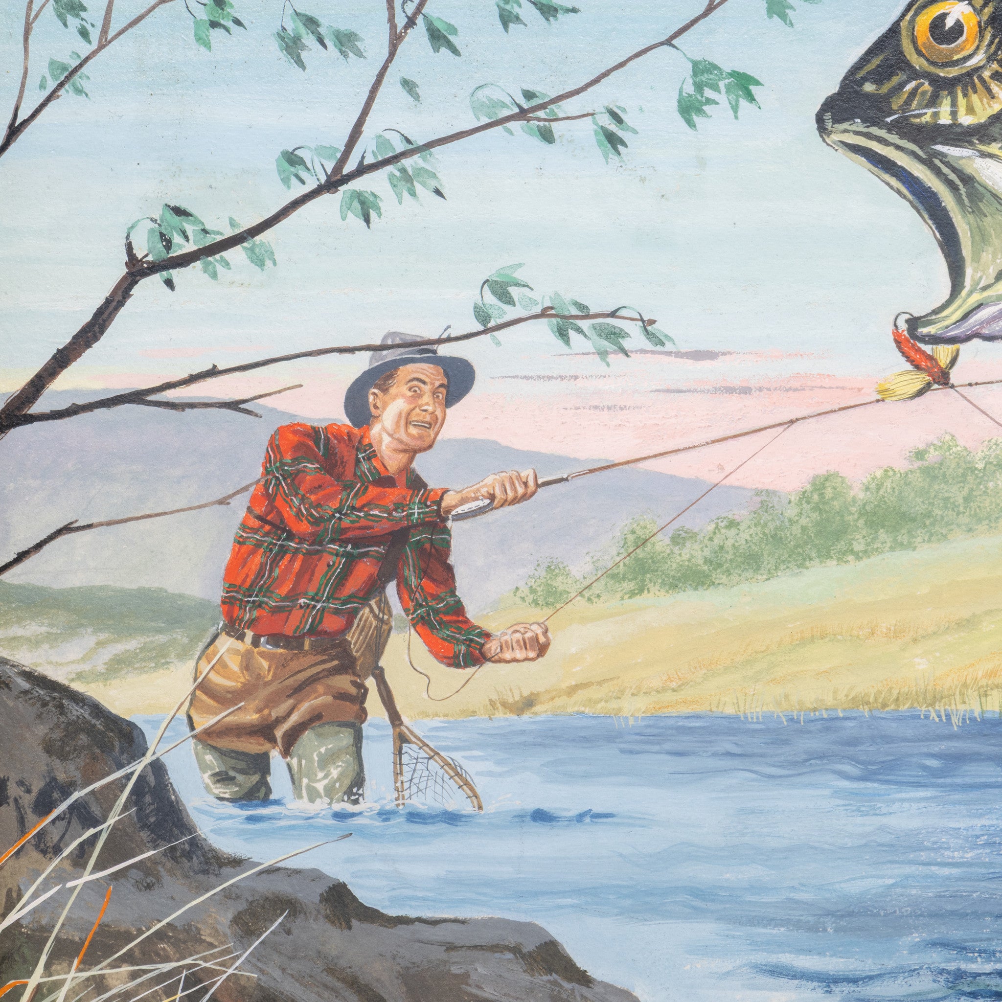 "Fish on" by George L. Connelly