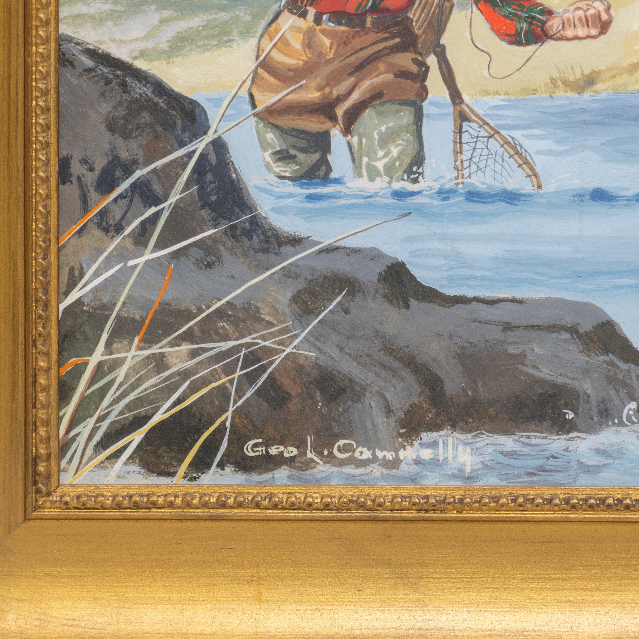 "Fish on" by George L. Connelly