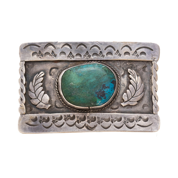 Navajo Turquoise Buckle, Jewelry, Buckle, Native