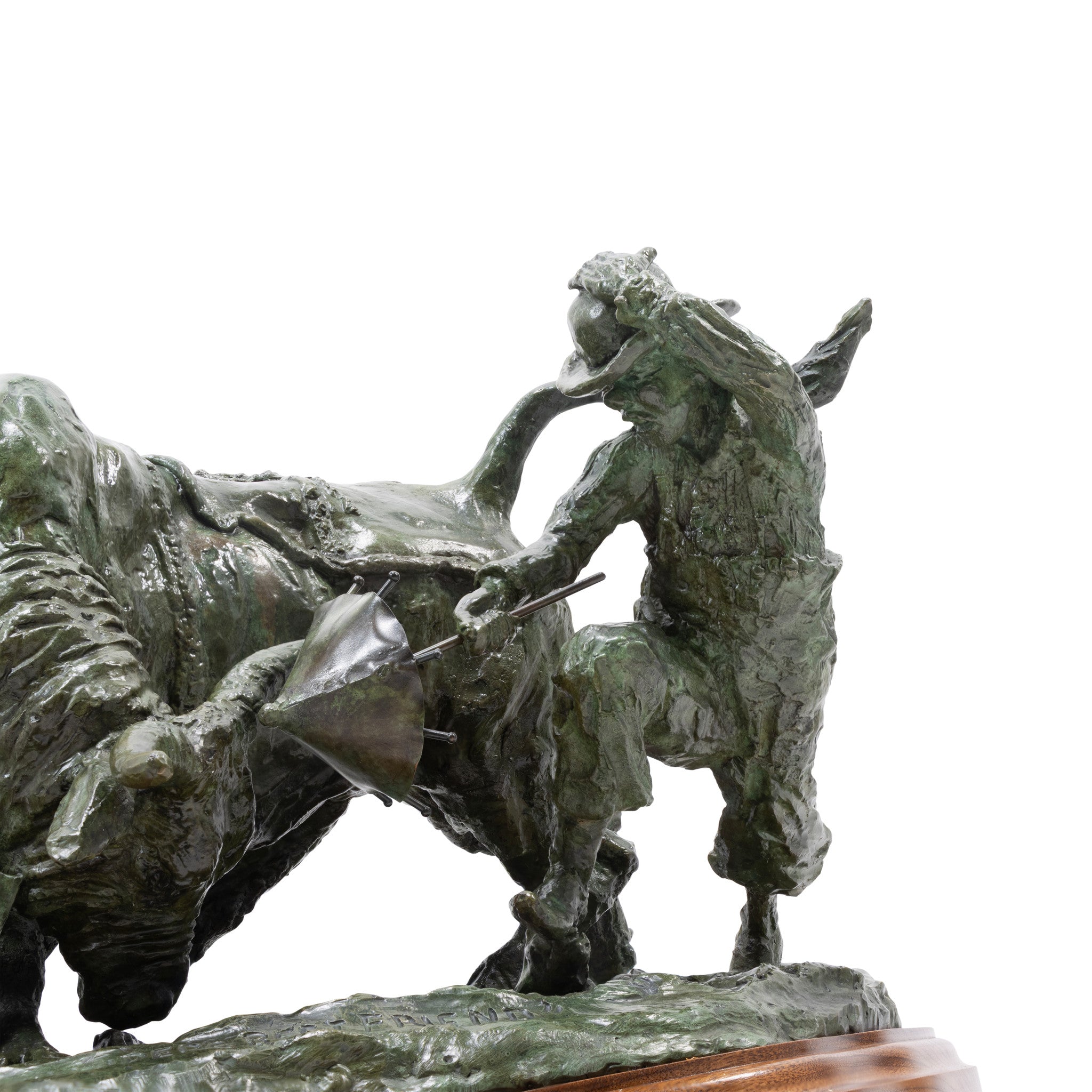 "Bullriders Best Friend" Bronze by Robert Scriver