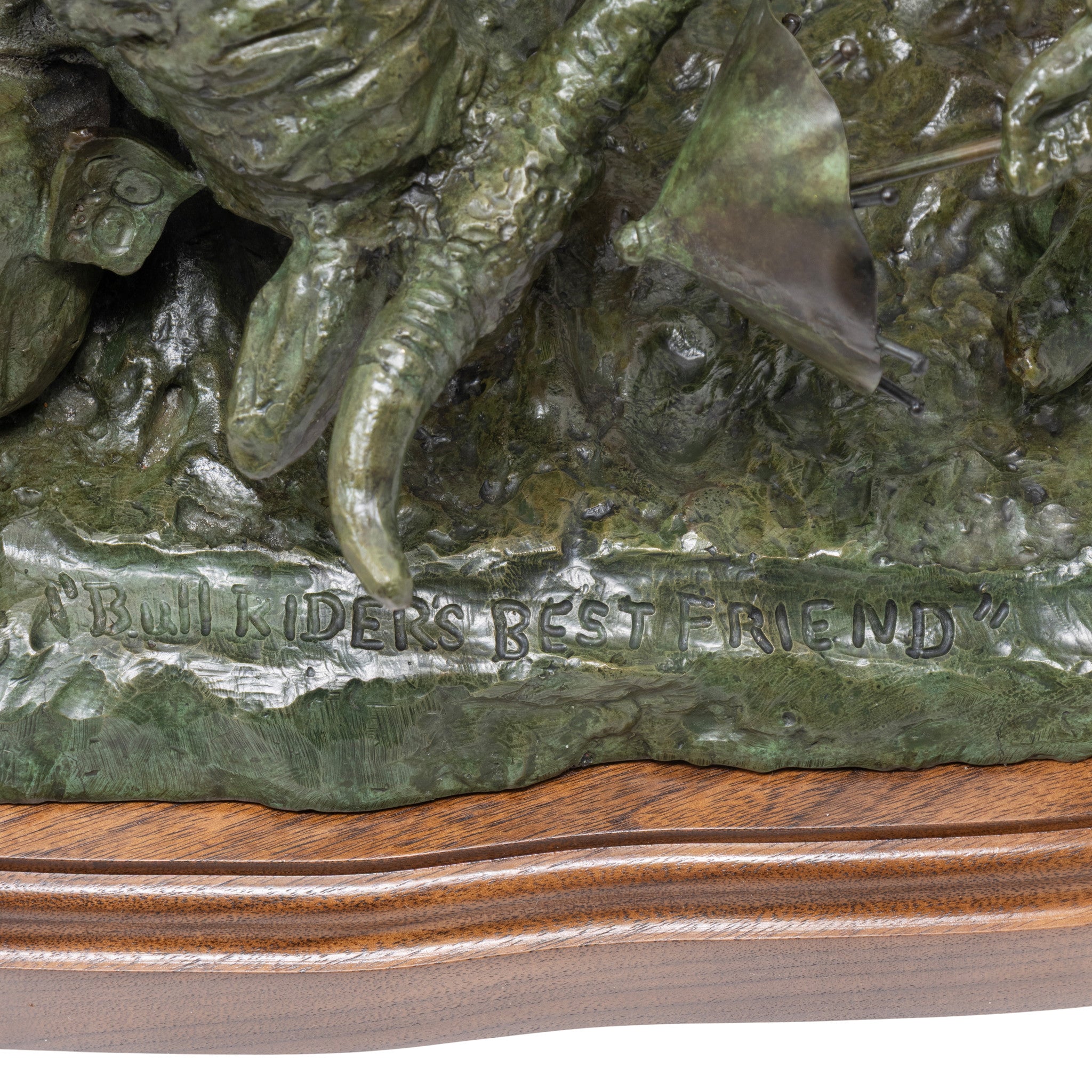 "Bullriders Best Friend" Bronze by Robert Scriver