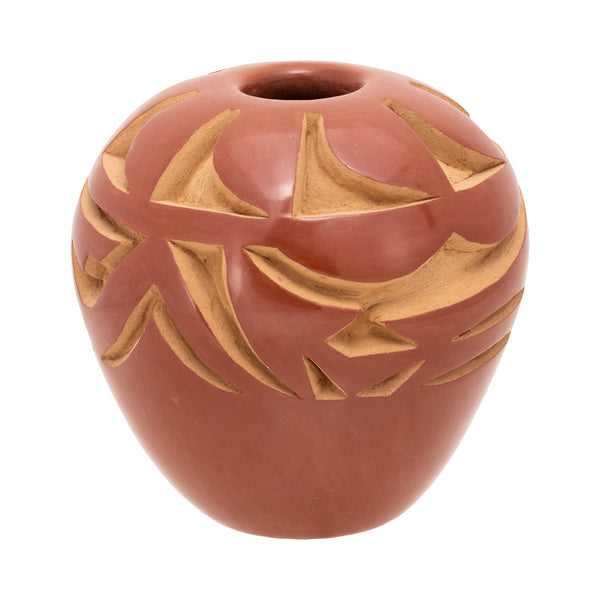 Santa Clara Pottery Pot, Native, Pottery, Historic