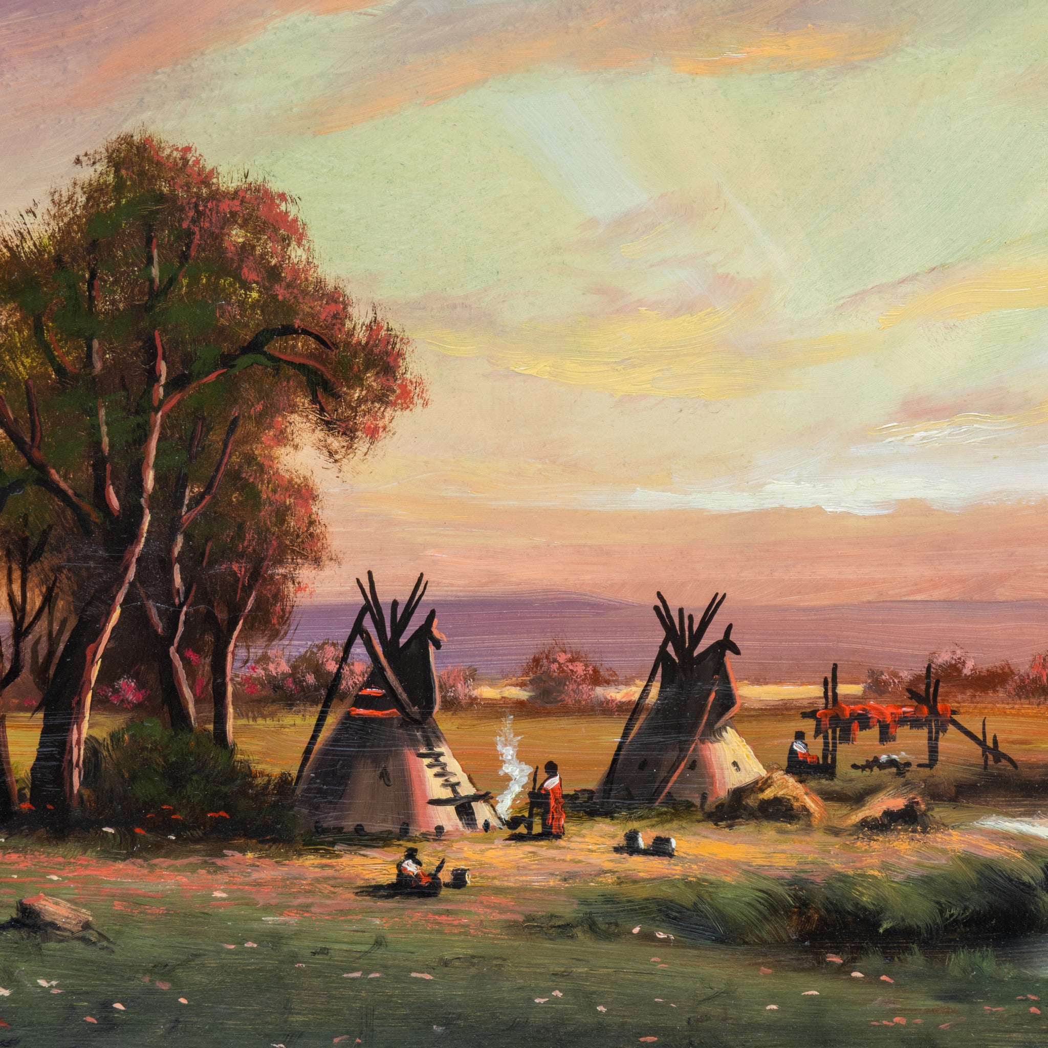 Kiowa Sundown by Heinie Hartwig