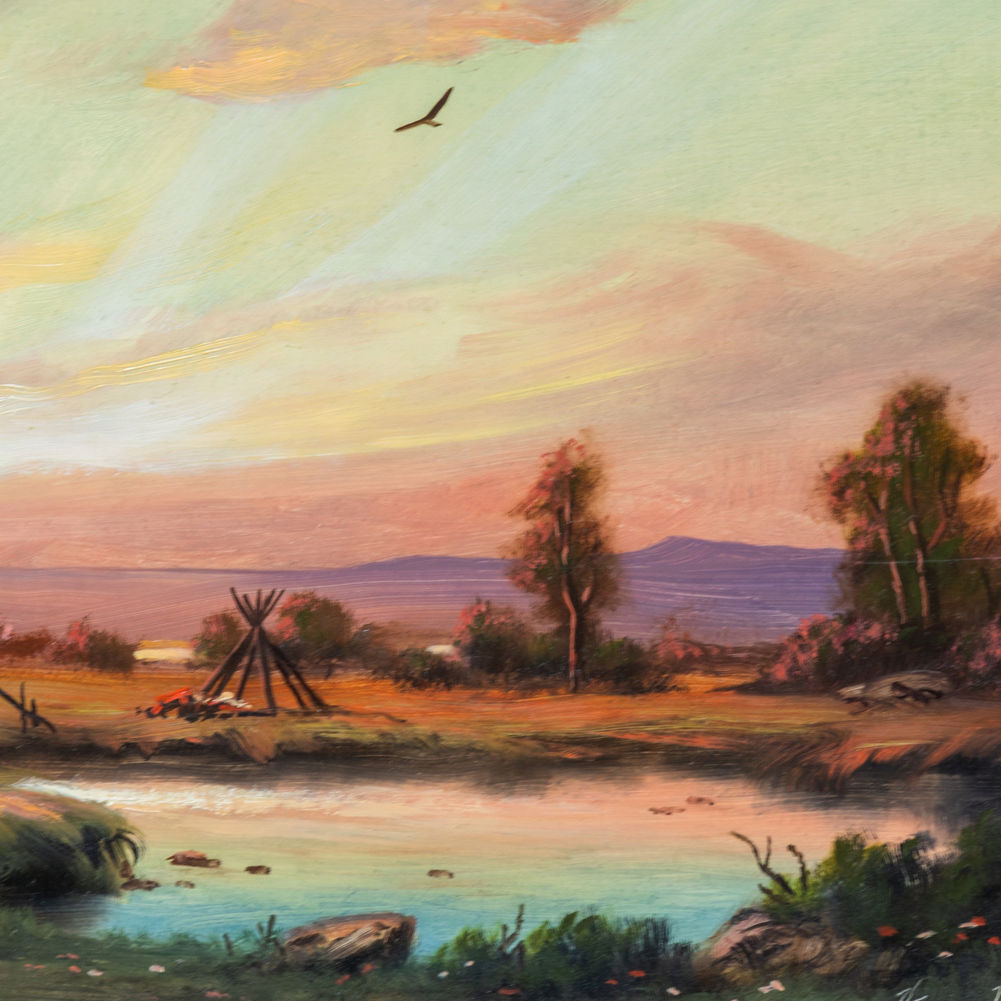 Kiowa Sundown by Heinie Hartwig