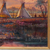 Teepees at Sunset by Hulan Fleming