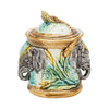 French Majolica Tobacco Jar