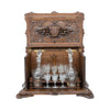French Deer Head Tantalus Box