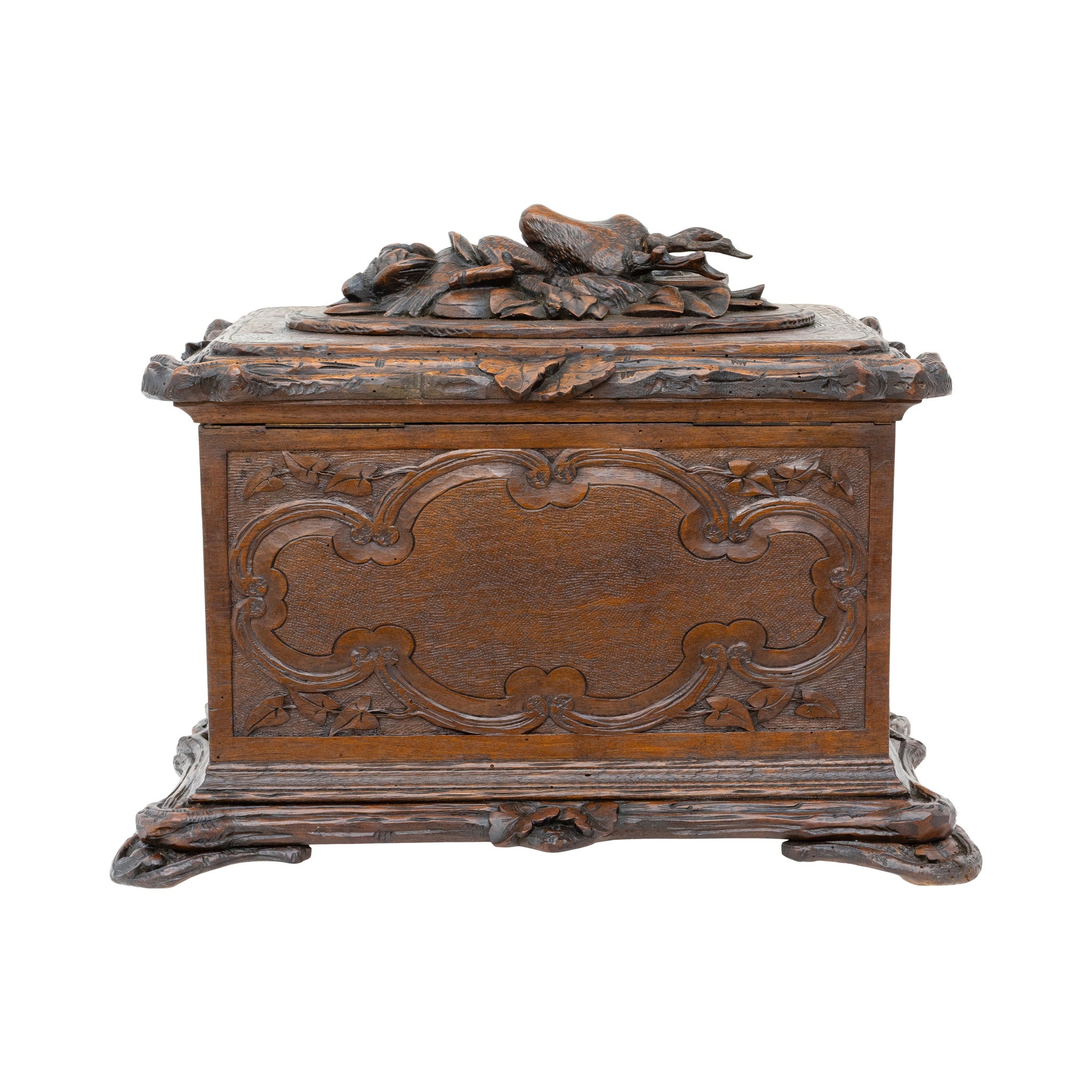 French Deer Head Tantalus Box