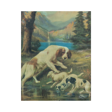 "Their First Lesson" by Andrew Vogt ADE, Sporting Goods, Advertising, Calendar