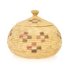 Alaskan Lidded Basket, Native, Basketry, Vertical