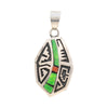 Navajo Inlay Pendant, Jewelry, Necklace, Native