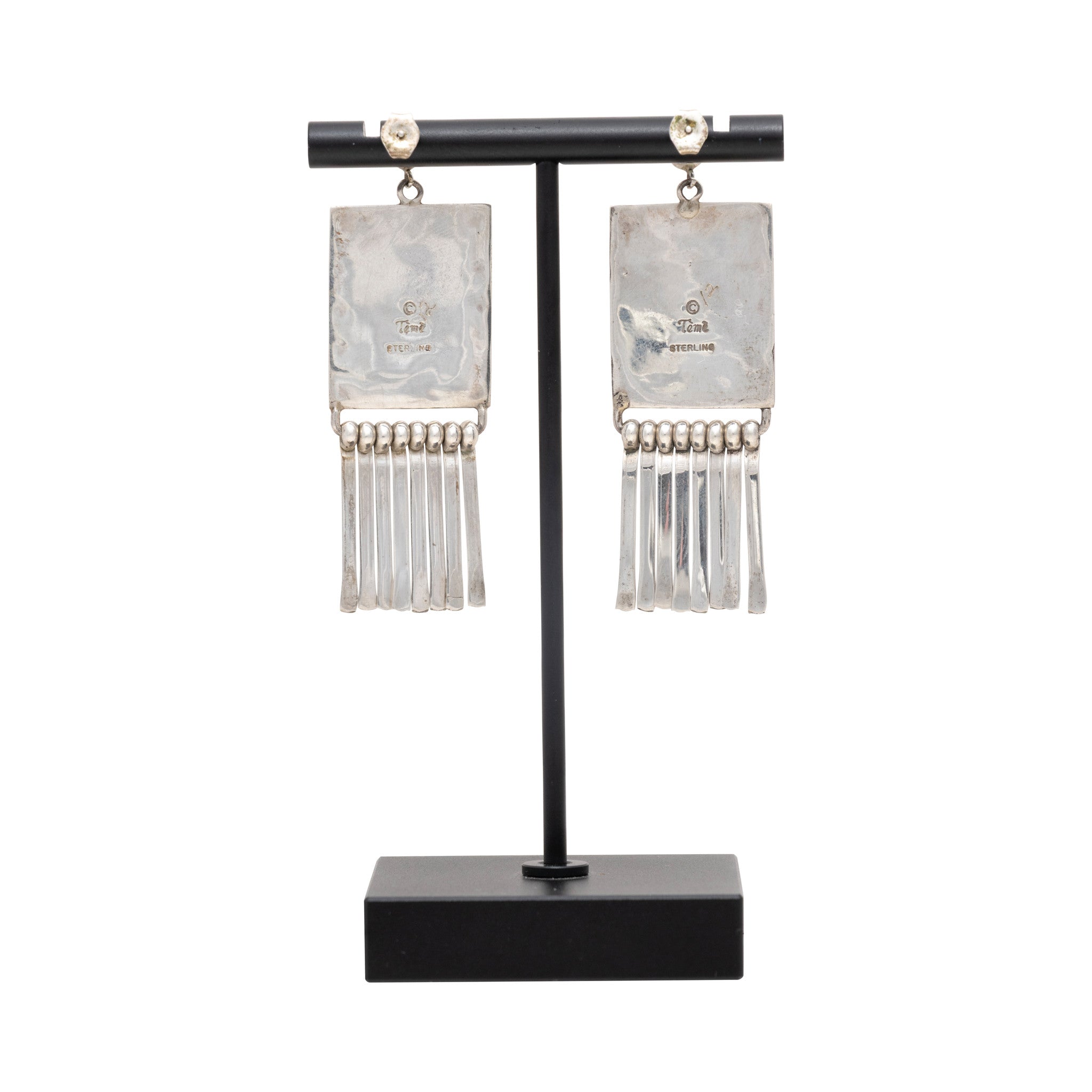 Sterling Inlay Earrings