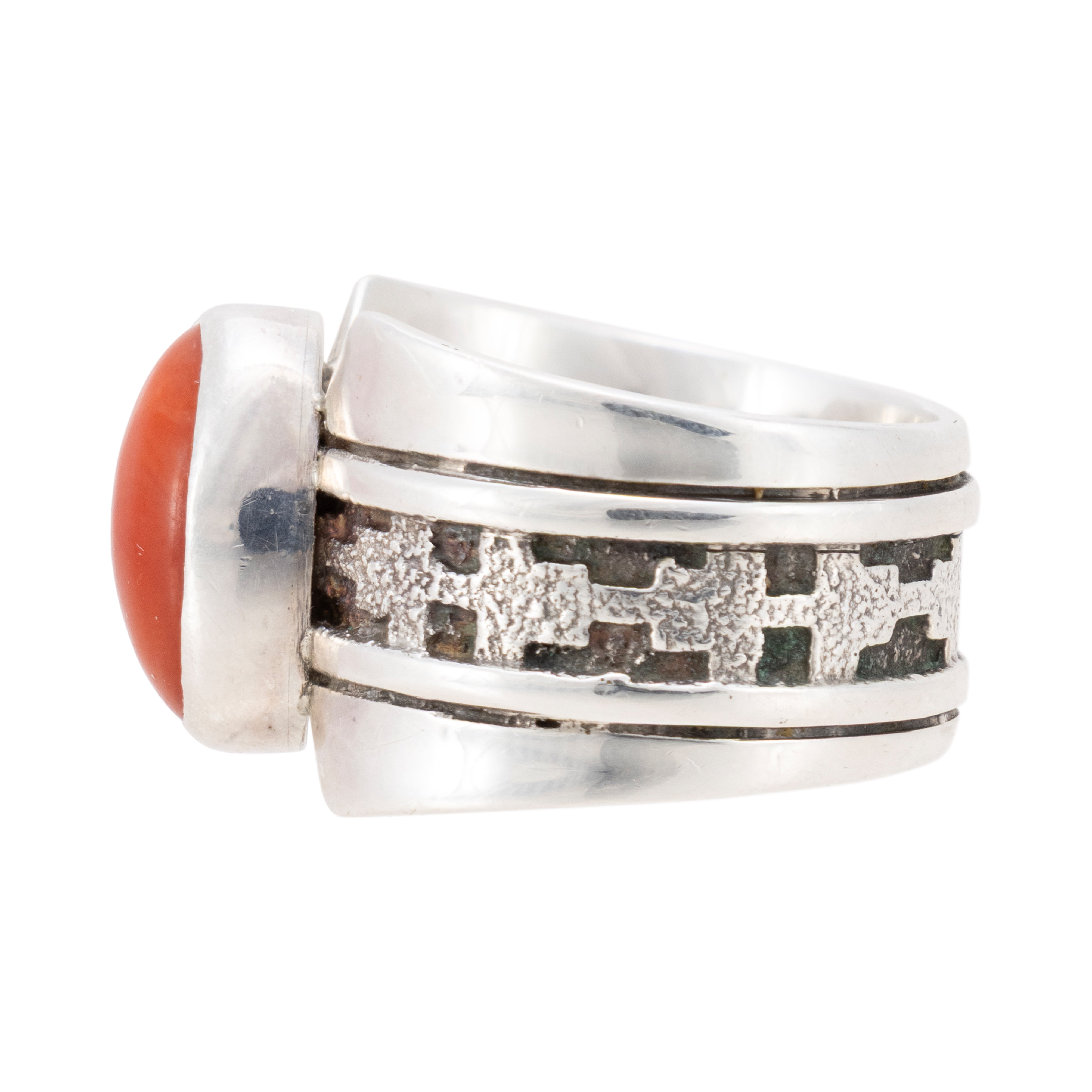 Navajo Coral Ring