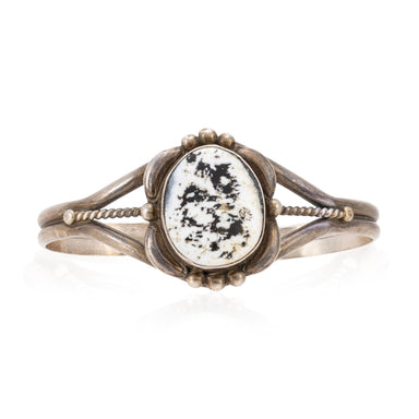 Navajo White Buffalo Turquoise Bracelet, Jewelry, Bracelet, Native