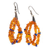Navajo Amber and Lapis Earrings, Jewelry, Earrings, Native