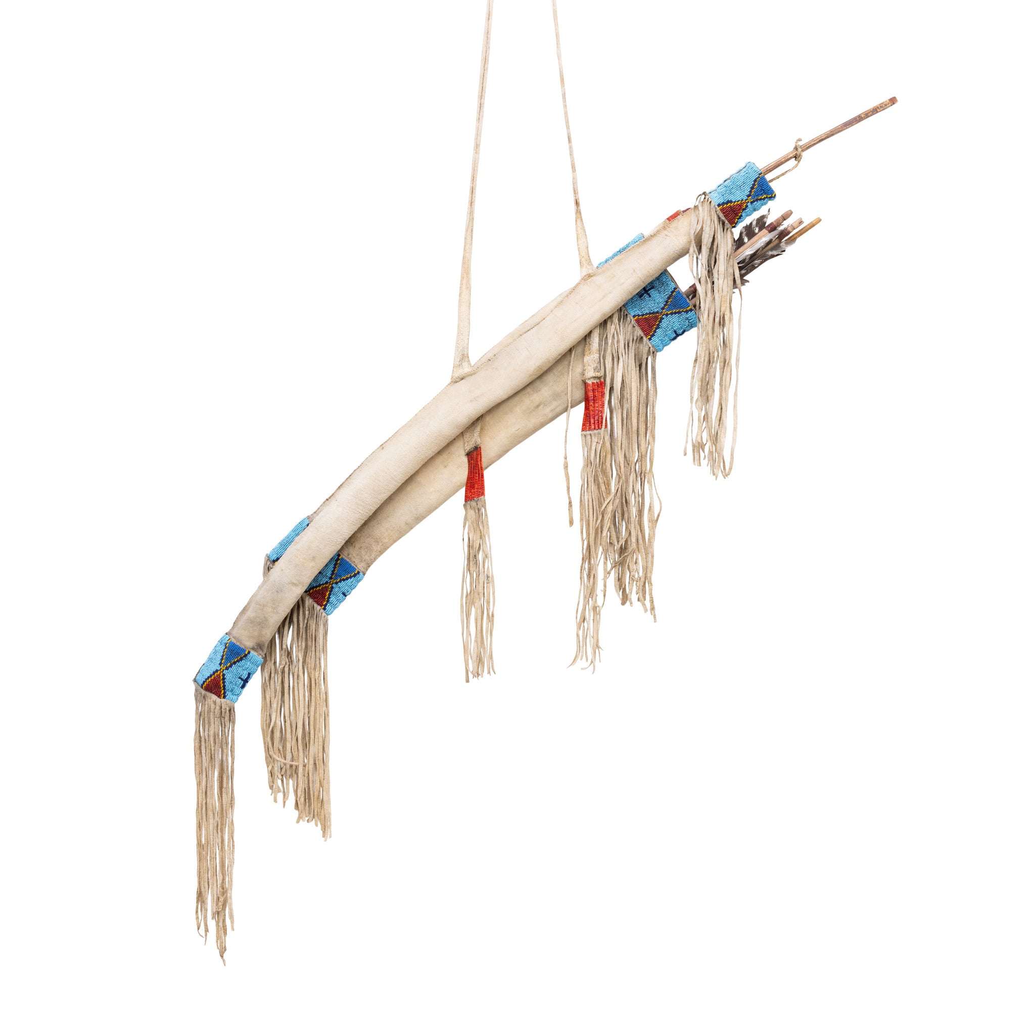 Northern Cheyenne Beaded and Quilled Bow Case