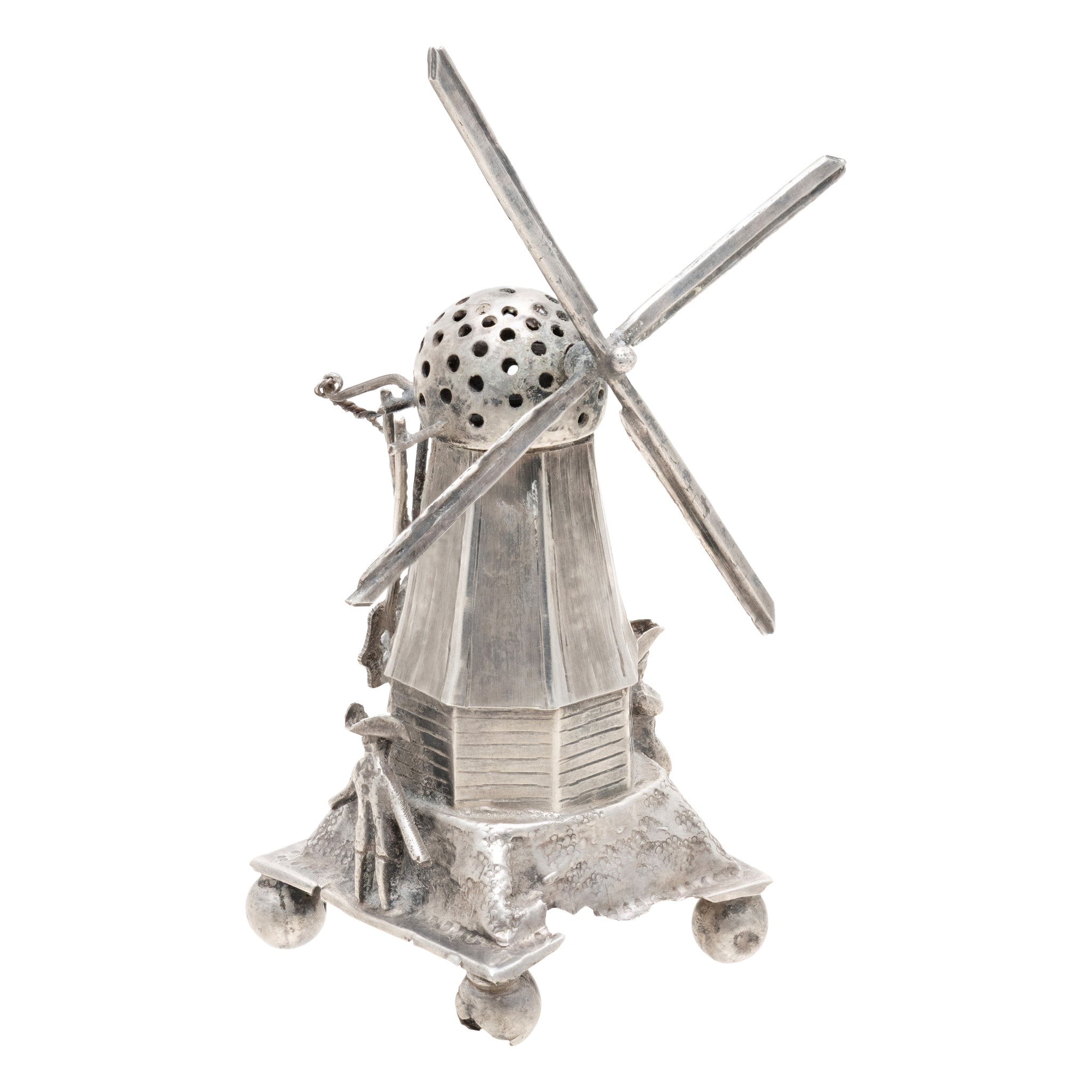 Silver Windmill Caster