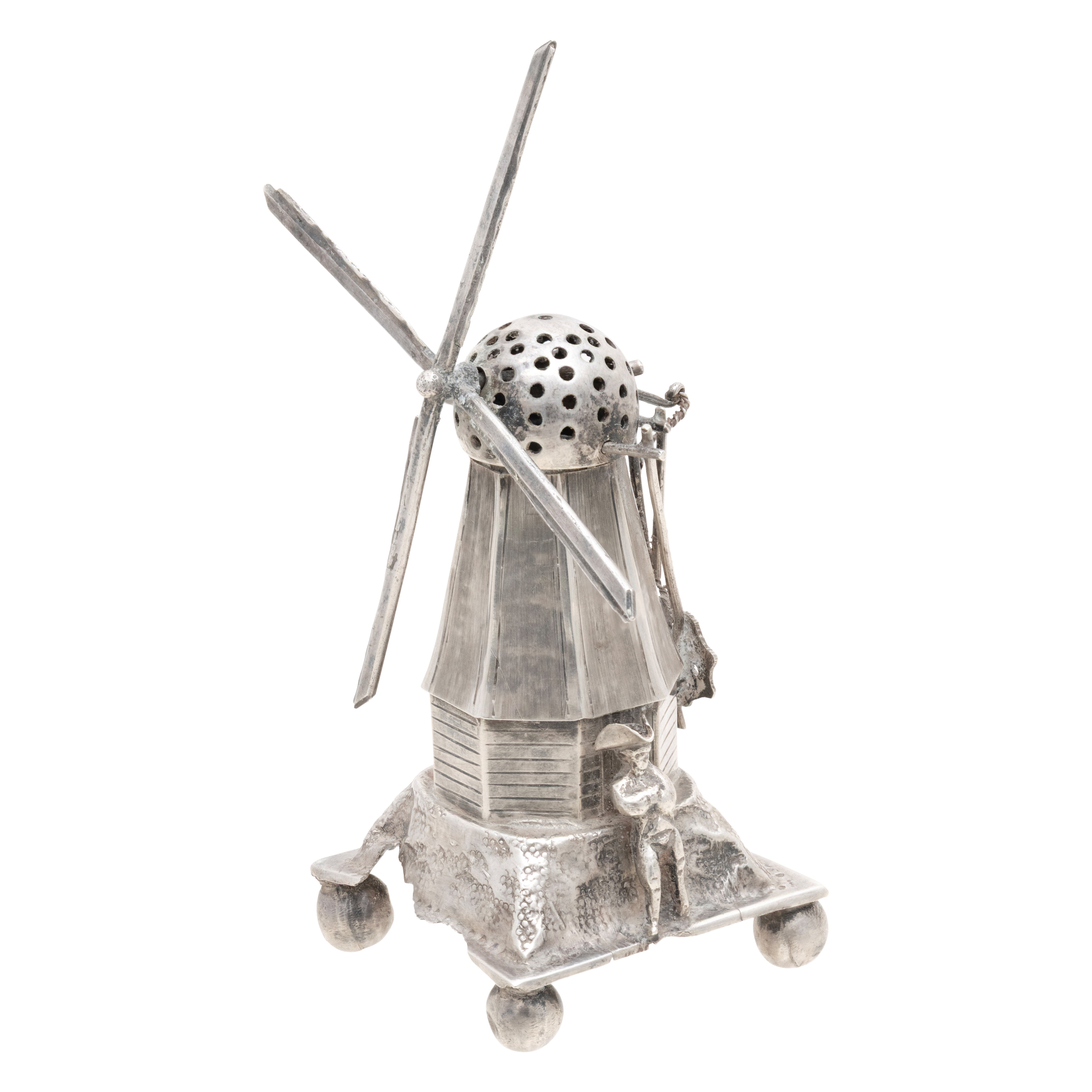 Silver Windmill Caster